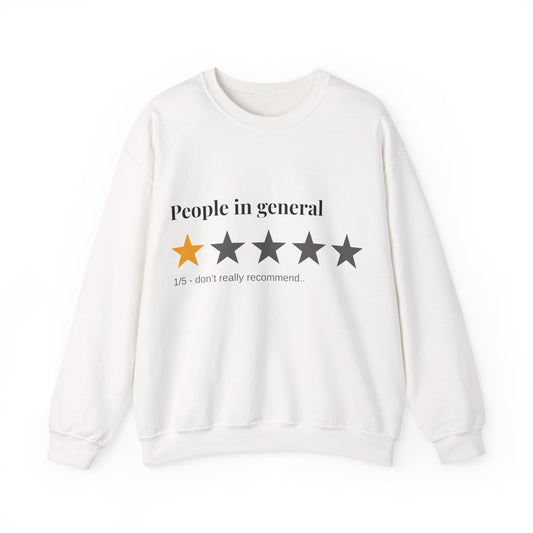“People in General – 1/5 Stars” Sweatshirt