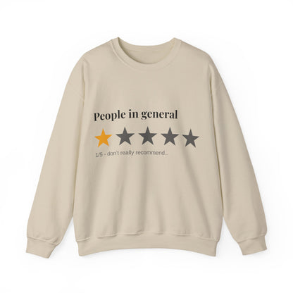 “People in General – 1/5 Stars” Sweatshirt