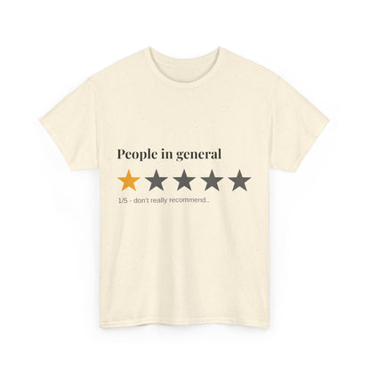 "People in General – 1/5 Stars" T-Shirt