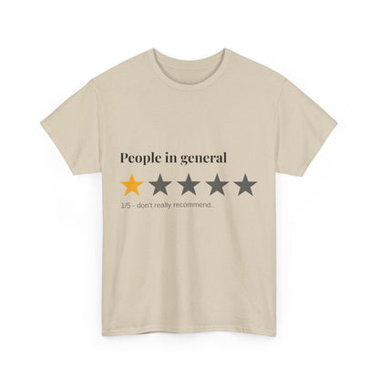 "People in General – 1/5 Stars" T-Shirt
