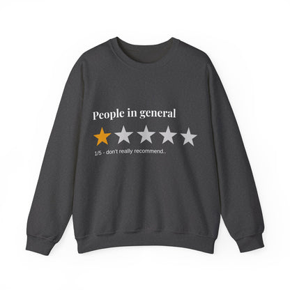 “People in General – 1/5 Stars” Sweatshirt