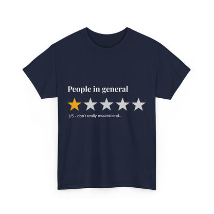 "People in General – 1/5 Stars" T-Shirt