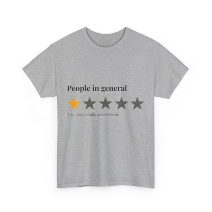 "People in General – 1/5 Stars" T-Shirt